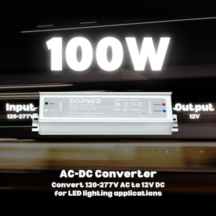 محول طاقة LED مقاوم للماء IP67 - مراجعة Ac Outdoor Power وسعره
