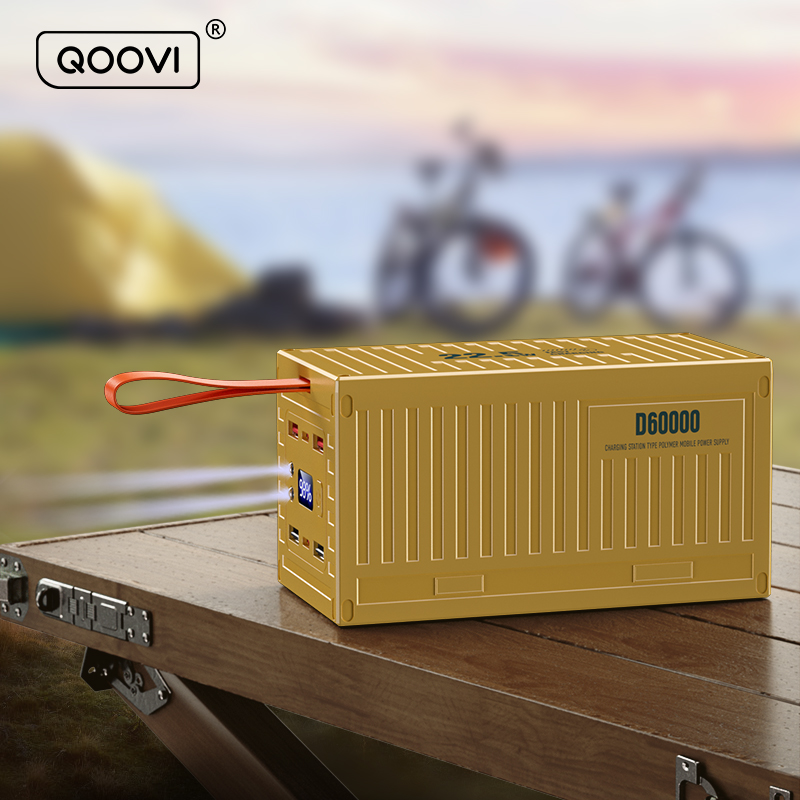 QOOVI 60000mAh قوة البنك 22.5W - مراجعة Outdoor Power Adapter Usb C وسعره